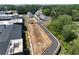 Aerial view of new construction townhome development at 1996 Deco Dr, Kennesaw, GA 30144