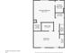 Floor plan displaying the second level with bedrooms, bathrooms, and closet space at 5575 Wells Circle, Stone Mountain, GA 30087