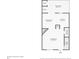 Detailed floor plan showcasing the layout of the first floor, including living spaces and dimensions at 5575 Wells Circle, Stone Mountain, GA 30087