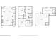 Layout of the floor plan showing the kitchen, living room, bedrooms and garage at 6404 Brookside Se Blvd, Mableton, GA 30126