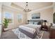 This is the main bedroom with a queen bed, neutral walls, and an area rug at 6404 Brookside Se Blvd, Mableton, GA 30126