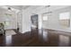 Large living space features hardwood floors, recessed lighting, and an open layout at 1998 Lakeview Bend Way, Buford, GA 30519