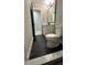 Modern bathroom with hexagon tiled floor and a stylish vanity at 2786 Knollview Dr, Decatur, GA 30034