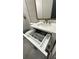Bathroom vanity with open drawers, quartz countertop and modern faucet at 2786 Knollview Dr, Decatur, GA 30034
