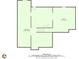Floorplan showing basement layout, including dimensions of the basement area and an adjacent room at 406 Fernstone Dr, Canton, GA 30114