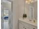Bathroom with a single vanity at 406 Fernstone Dr, Canton, GA 30114