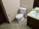 Bathroom featuring a toilet and vanity at 2104 Moon Sw Dr, Conyers, GA 30094