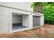 Spacious two-car garage, with gray epoxy flooring and painted walls at 486 Haas Se Ave, Atlanta, GA 30316