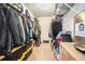 Walk-in closet featuring ample shelving and storage space at 85 Brushed Ives Ct, Lawrenceville, GA 30045