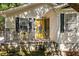 A cozy front porch setting with stylish chairs and a bright, welcoming yellow door at 901 Winfield Se Ave, Atlanta, GA 30316