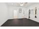 Well-lit home gym with mirrored walls, ceiling fan and open space at 2855 Middlecreek Way # 2855, Cumming, GA 30041