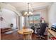 Home office featuring natural light, functional layout, and hardwood flooring at 4854 Cathedral Ct, Powder Springs, GA 30127