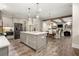 Spacious kitchen with large island and stainless steel appliances at 131 Forsyth Park Ln, Woodstock, GA 30188