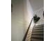Stairway with patterned wallpaper and natural light at 2535 Village Creek Lndg, Atlanta, GA 30316