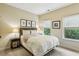 Inviting bedroom with windows, natural lighting, and a comfortable bed with side tables at 2579 Lulworth Ln, Marietta, GA 30062