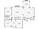 Detailed floor plan of the first level of the home showing the layout of the living spaces at 2579 Lulworth Ln, Marietta, GA 30062