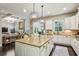 Modern kitchen with white cabinets, granite countertops, and stainless steel appliances at 2579 Lulworth Ln, Marietta, GA 30062