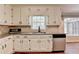 Classic kitchen with white cabinetry, granite countertops, and stainless steel dishwasher at 2816 Highland Park Dr, Stone Mountain, GA 30087
