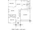 First floor plan with mud room, garage, covered porch, living area, and bedrooms at 1267 Thomas Rd, Decatur, GA 30030