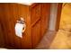 The bathroom vanity features stained wood, storage drawers, and a stylish paper towel holder at 360 Parr Farm Rd, Covington, GA 30016