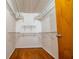 A walk-in closet features wooden floors, white walls, and adjustable wire shelving at 360 Parr Farm Rd, Covington, GA 30016