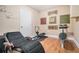 Home gym with exercise equipment and motivational decor at 7052 Camp Falls Ct, Winston, GA 30187