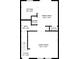 Floor plan outlining the layout of the first floor at 57 Cantey Nw Pl, Atlanta, GA 30327