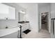 Beautiful bathroom with marble floors, soaking tub and walk-in closet at 3208 Sonnet Se Walk, Atlanta, GA 30339
