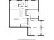 Detailed floor plan showcasing the layout of the bedrooms, bathrooms, and living spaces at 3954 Rhyne Se Way, Smyrna, GA 30082