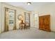 Bedroom with a view of an ensuite bathroom with a vanity and linen closet at 1821 N Rock Springs Ne Rd, Atlanta, GA 30324