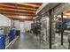 Unfinished basement with exposed ductwork and shelving, great for storage and utilities at 2136 Briarwood Ct, Snellville, GA 30078
