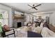 Warm living room area connected to the kitchen and dining room, great for gatherings at 103 Willow Wood Se Cir, Atlanta, GA 30317