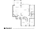 Detailed floor plan of a home's first floor, showcasing the layout of the kitchen, living room, and bedrooms at 2544 Thompson Ne Rd, Brookhaven, GA 30319