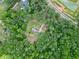 Bird's-eye view of property surrounded by a canopy of mature trees at 133 Harold Dr, Mcdonough, GA 30253