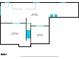 Basement floor plan with dimensions at 3130 Crestmont Nw Way, Kennesaw, GA 30152
