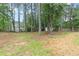 Spacious backyard featuring mature trees providing ample shade and privacy at 40 Melton Way, Covington, GA 30016