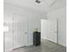 Neutral guest bedroom showing doors and decor at 3108 Westchester Ne Rdg, Atlanta, GA 30329