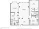 Detailed floor plan showcases layout with primary bedroom, living room, kitchen, and office at 3108 Westchester Ne Rdg, Atlanta, GA 30329