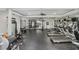 Resident gym featuring several machines, weights, and ceiling fans in a well-lit space at 3108 Westchester Ne Rdg, Atlanta, GA 30329