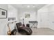 Stylish open concept living room, adjacent to the kitchen, perfect for entertaining guests or relaxing at 3108 Westchester Ne Rdg, Atlanta, GA 30329
