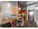 View of kitchen area, breakfast bar, and dining space at 943 Peachtree Ne St # 2001, Atlanta, GA 30309