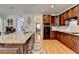 Gourmet kitchen with custom cabinets, granite countertops, and stainless appliances perfect for the home chef at 3085 Saint Andrews Dr, Duluth, GA 30096