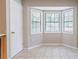 Cozy breakfast nook area is illuminated by a bay window at 1214 Tyne Way, Stone Mountain, GA 30088