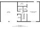 Basement floor plan with measurements at 1214 Tyne Way, Stone Mountain, GA 30088