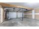 Spacious unfinished two car garage at 1214 Tyne Way, Stone Mountain, GA 30088