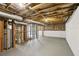 Spacious unfinished basement with exposed insulation and ceiling joists, primed for future development at 5276 Beechwood Ct, Marietta, GA 30068