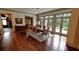 Bright dining room features french doors and lots of natural light at 1178 Chambord Ne Way, Brookhaven, GA 30319