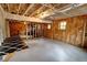 Large unfinished basement with exposed framing and utilities, ready for customization and future expansion at 1178 Chambord Ne Way, Brookhaven, GA 30319
