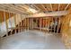 Spacious unfinished basement with framing and utilities, offering potential for future renovation and added living space at 1178 Chambord Ne Way, Brookhaven, GA 30319