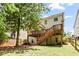 Backyard with a deck and an external staircase at 3821 Chamblee Dunwoody Rd, Atlanta, GA 30341